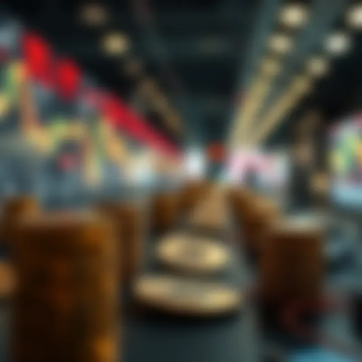 A visual representation of cryptocurrency futures trading dynamics