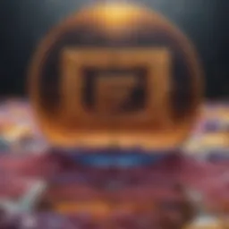 A vibrant digital art piece symbolizing the uniqueness of NFTs