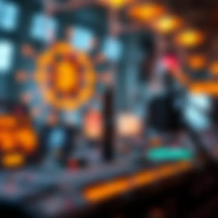 Fusion of Technology and Creativity in NFT Art A captivating digital artwork representing the fusion of technology and creativity in NFT art.