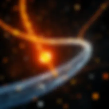 Visualization of dark matter interaction