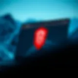 Brave browser interface showcasing privacy features