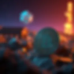 Conceptual representation of utopic price in cryptocurrency