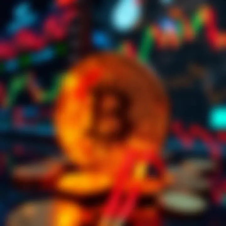 Cryptocurrency Market Trends Analysis An abstract visualization of cryptocurrency market trends