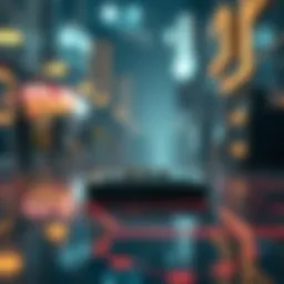 Abstract representation of Dapper NFT technology