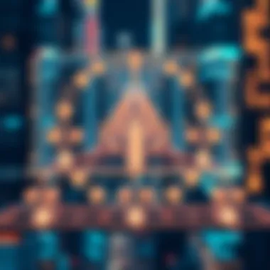 Multi-Blockchain Architecture Architectural diagram showcasing multi-blockchain framework