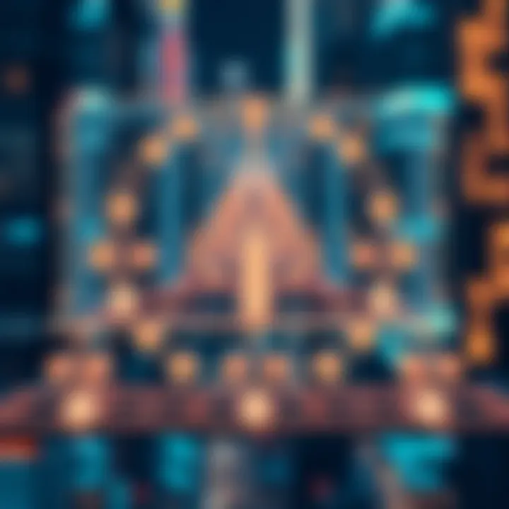 Multi-Blockchain Architecture Architectural diagram showcasing multi-blockchain framework