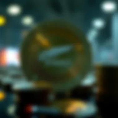 Visual representation of decentralized finance features in SWAT Coin