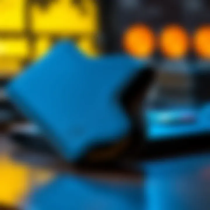 Sleek Hardware Wallet Design A high-tech hardware wallet showcasing its sleek design and security features