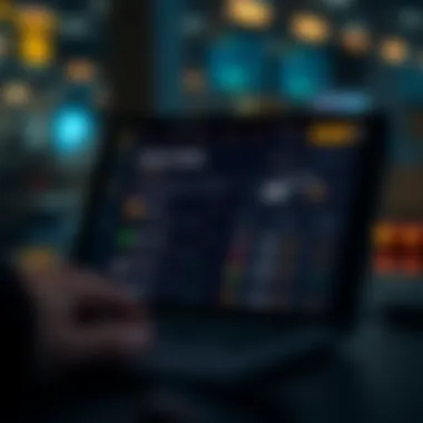 User-Friendly Software Wallet Interface An engaging software wallet interface on a digital device demonstrating user-friendly features