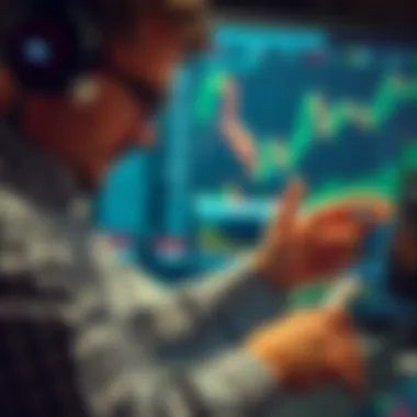Analyzing Technical Indicators for Informed Investing Investor analyzing technical indicators