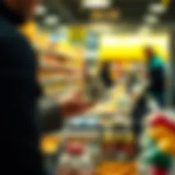 Cryptocurrency payment at a retail store