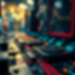 Visual representation of blockchain technology in action