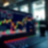 Visual representation of cryptocurrency trading interface