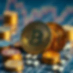 Visual representation of leading cryptocurrencies