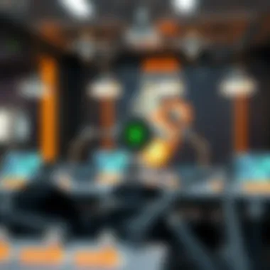 Decentralized Networks and Blockchain Technology Visual representation of decentralized networks and blockchain technology