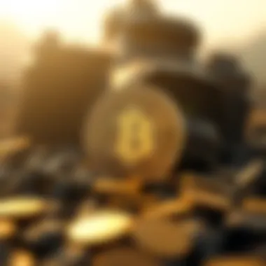 Challenges in the Cryptocurrency Landscape Illustration showing the challenges faced by cryptocurrencies like Firo