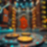 Visual representation of blockchain architecture