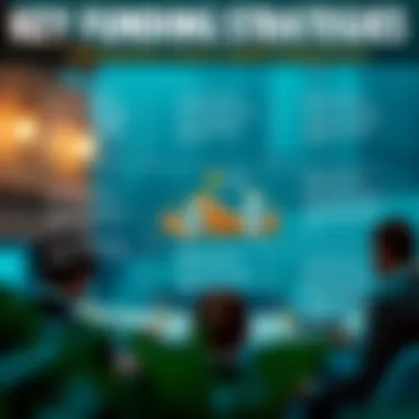 Key Funding Strategies for Startups Infographic illustrating key funding strategies