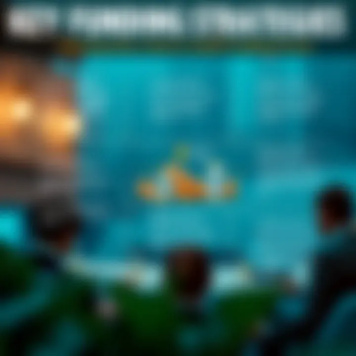 Key Funding Strategies for Startups Infographic illustrating key funding strategies