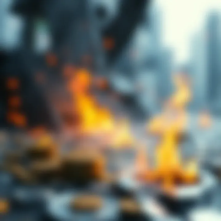 Future Evolution of Token Burning Strategies Illustration depicting future trends in token burning strategies