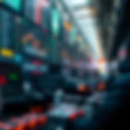 Visual representation of high margin trading concepts