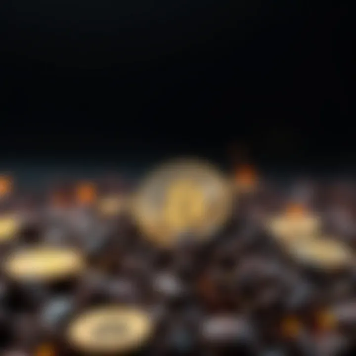 Foundation of Emerging Cryptocurrencies Visual representation of blockchain technology