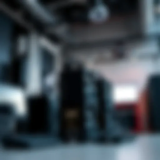 A high-performance ASIC miner setup in a modern environment