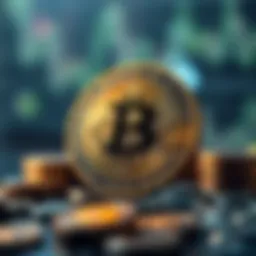 Visual representation of blockchain technology intricacies