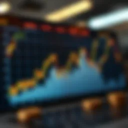 Cryptocurrency market analysis graph