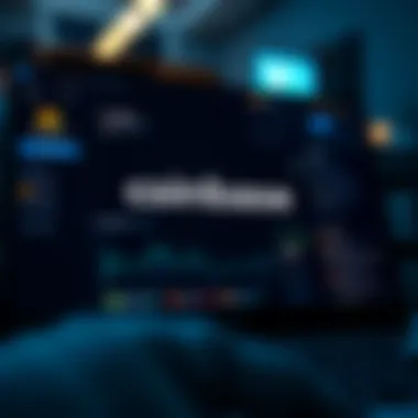 Overview of the Coinbase platform interface