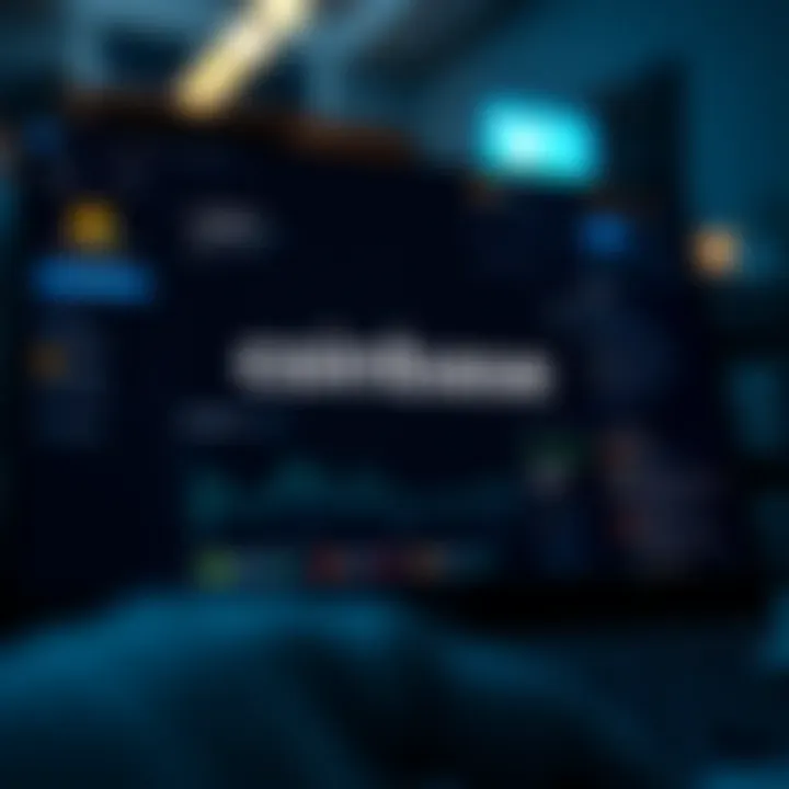 Overview of the Coinbase platform interface