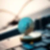 Conceptual representation of blockchain technology