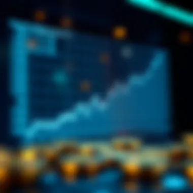 Graph illustrating liquidity trends in cryptocurrency markets