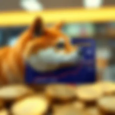Graph showcasing market trends influenced by the Shiba Inu credit card