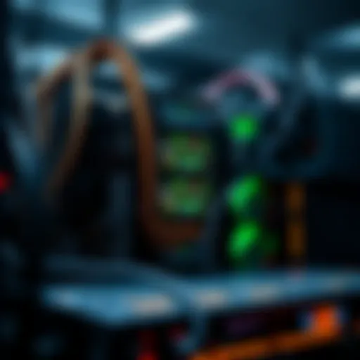 Advanced Mining Rig Technology High-performance mining rig showcasing advanced technology