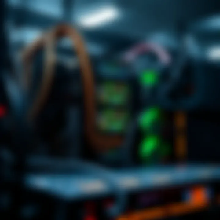 Advanced Mining Rig Technology High-performance mining rig showcasing advanced technology