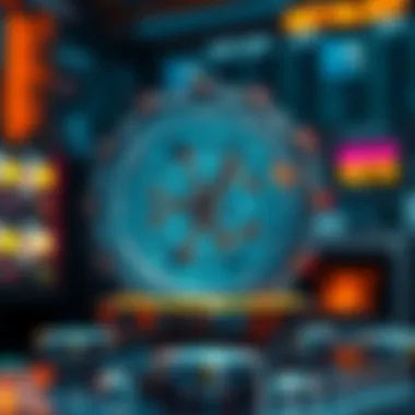 Metablast Concept in Cryptocurrency Conceptual representation of metablast in cryptocurrency