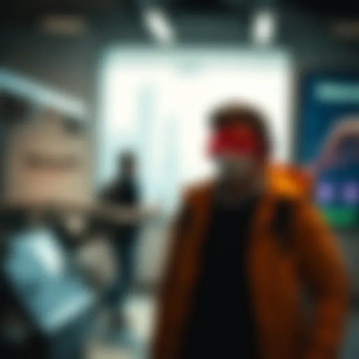 Navigating the Features of Metamask User navigating through Metamask features