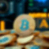 Visual representation of minting in cryptocurrency