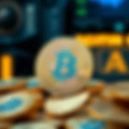 Visual representation of minting in cryptocurrency