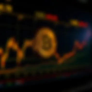 Bitcoin Market Trends Analysis A dramatic chart showcasing Bitcoin market trends over time.