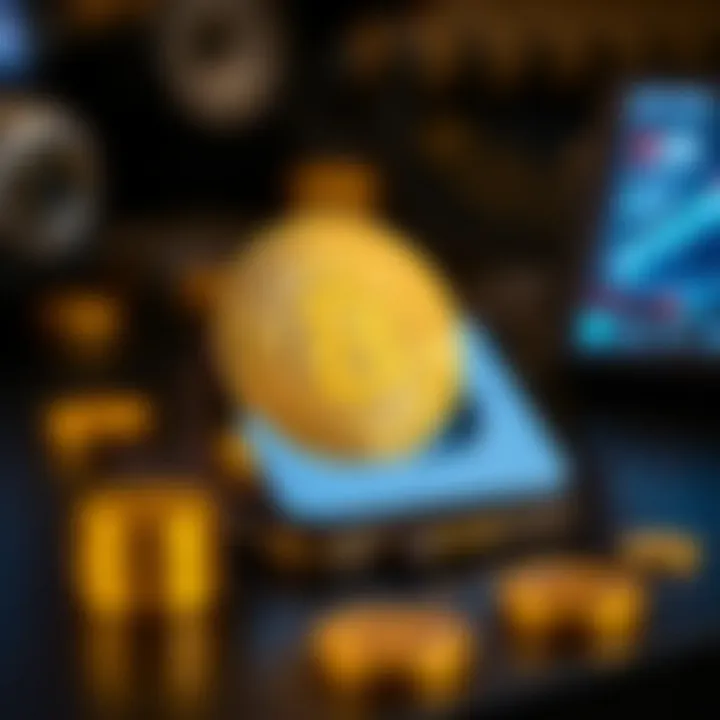 Digital Wallet with Bitcoin Digital wallet showcasing Bitcoin balance