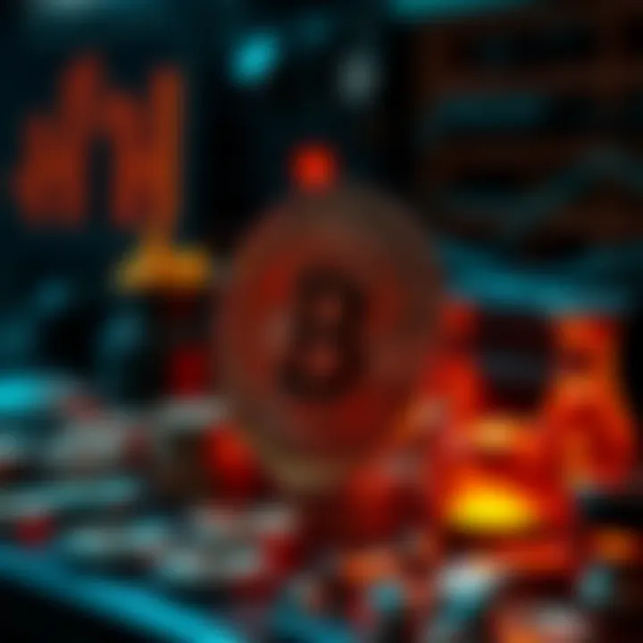 Conceptual representation of decentralized finance assets