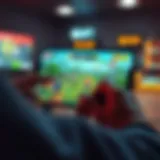 Conceptual representation of NFT gaming on Apple devices