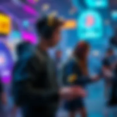 Player Interactions with Digital Assets A visually engaging representation of player interactions with NFTs