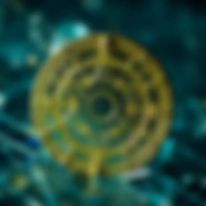 Representation of Open Ocean Coin's blockchain technology