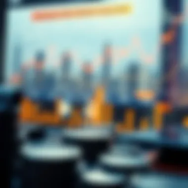 Market analysis infographic related to blockchain trends