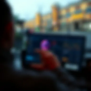 User navigating the MetaMask interface for buying Ether