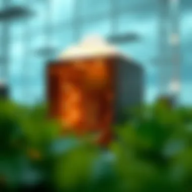 Conceptual representation of cloud mining technology