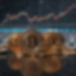 Abstract representation of cryptocurrency market dynamics